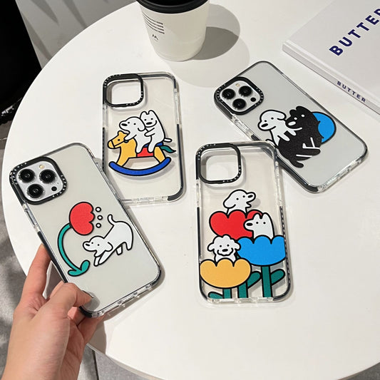 Cute dog phone case for iPhone