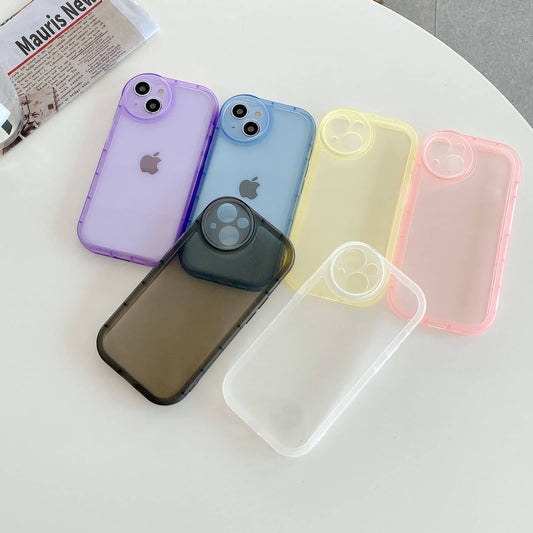 Circular Camera Protection Phone Case for iPhone